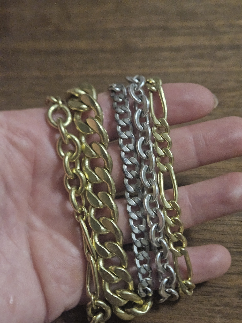 Silpada KR Collection Tough Luxe Mixed Metal Multi-Chain Bracelet - Picture 8 of 14